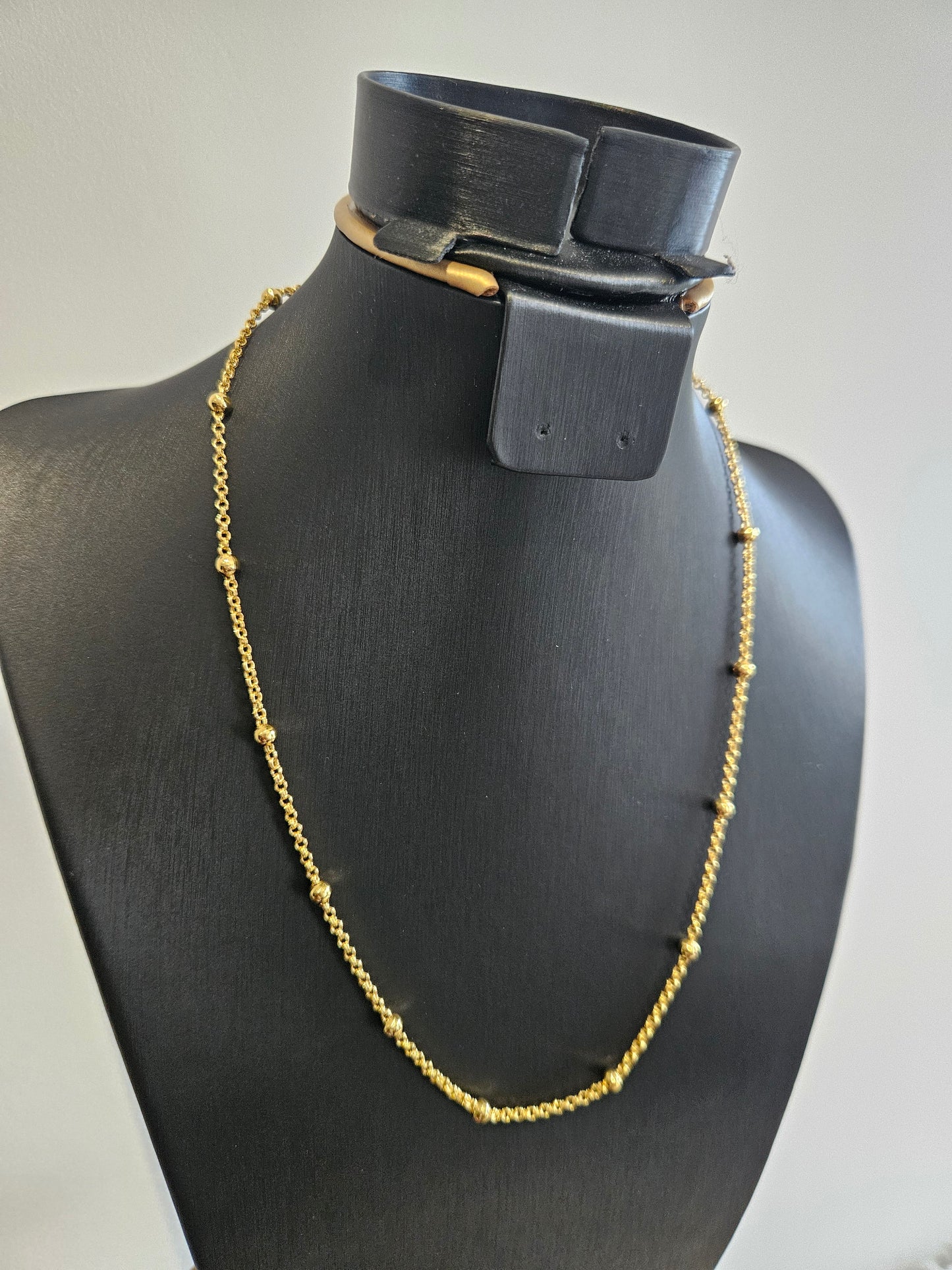 18K Gold-Plated Multi-Layer Beaded Necklace for Women – Tarnish-Free, Hypoallergenic, Elegant Gift by Larebeau Jewellery